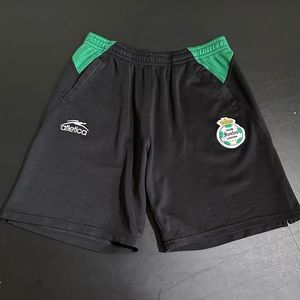 RARE Vintage 90s Atletica Club Santos Laguna Soccer Shorts Liga MX Futbol LARGE